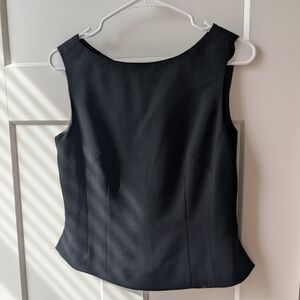 Eddie Bauer Black Sleeveless Shell Tank Top